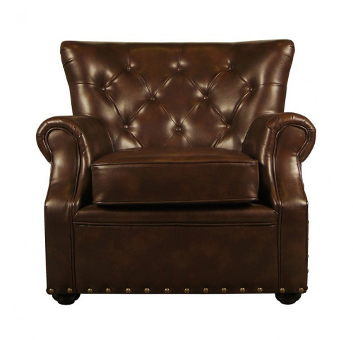 мягкое кожаное кресло люкс в кабинет в Бийске