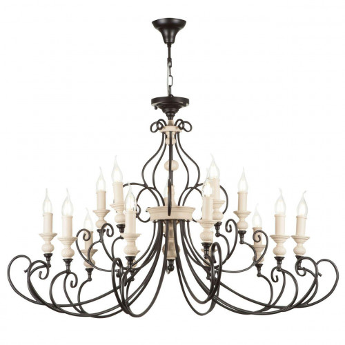 подвесная люстра maytoni karina h631pl-15b бежевая в Бийске