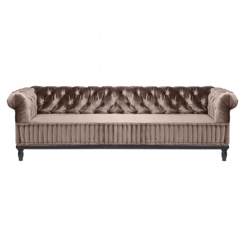диван club sofa прямой коричневый в Бийске