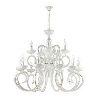 подвесная люстра odeon light zefiro 3932/15 белая в Бийске