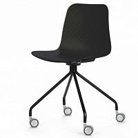 стул glide на колесиках черный в Бийске