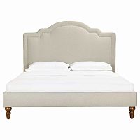 кровать cassis upholstered бежевая 90х200 р в Бийске