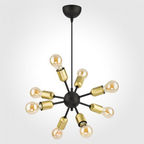 подвесная люстра tk lighting 1468 estrella black в Бийске