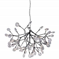 подвесная люстра crystal lux evita sp63 black/transparent в Бийске