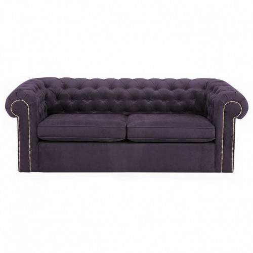 диван chesterfield прямой фиолетовый в Бийске