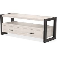 тумба под tv neo loft с двумя ящиками белая в Бийске