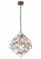 дизайнерский подвесной светильник crystal lux diego sp4 gold в Бийске