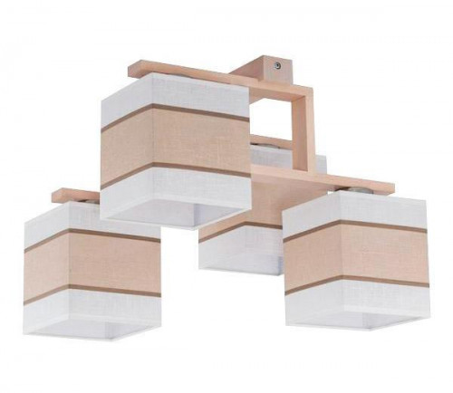 потолочная люстра tk lighting 562 lea white 4 в Бийске
