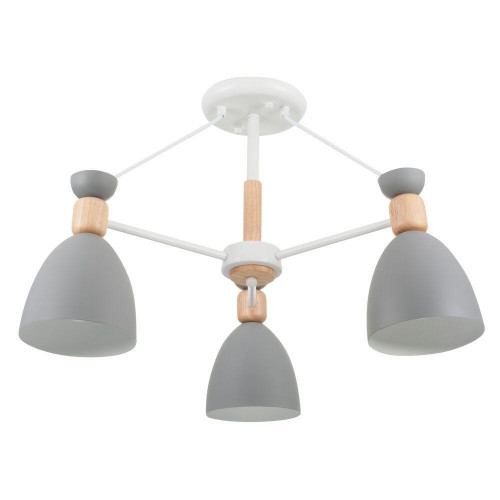 потолочная люстра freya delia fr5033cl-03w серая в Бийске