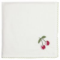 салфетка cherry red w/embroidery в Бийске