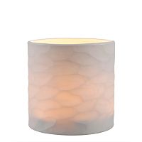 подсвечник белый стеклянный fontana m от eichholtz, 20 см в Бийске
