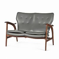 диван fauteuil прямой серый в Бийске