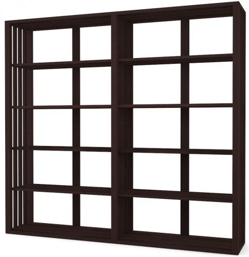 стеллаж dilan black (230*44*212) в Бийске