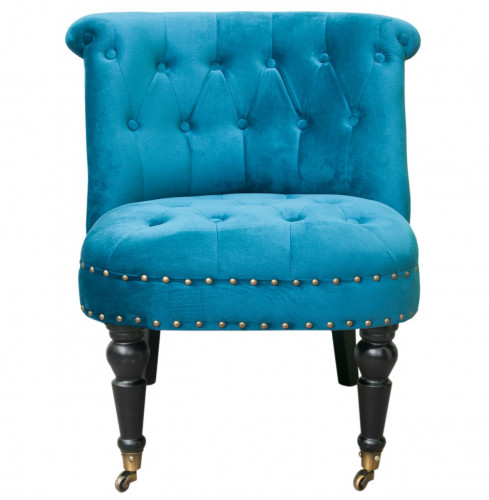 низкое кресло aviana blue velvet в Бийске