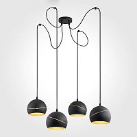 подвесная люстра tk lighting 2221 yoda black orbit в Бийске