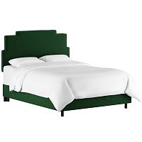 кровать двуспальная 160х200 зеленая paxton emerald velvet в Бийске