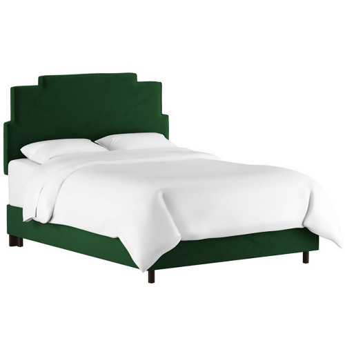 кровать двуспальная 160х200 зеленая paxton emerald velvet в Бийске