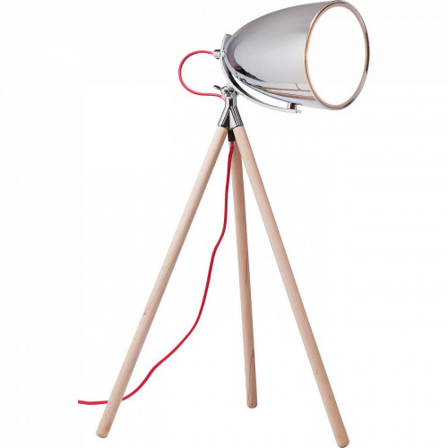 лампа настольная chromatic tripod на деревянном штативе в Бийске