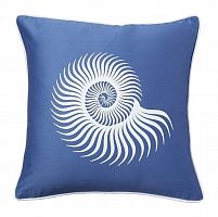 подушка с морской раковиной sea shell diamond-blue в Бийске