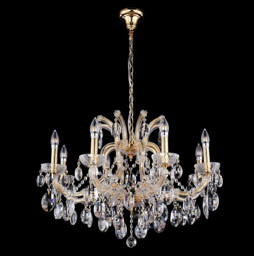 подвесная люстра crystal lux hollywood sp8 gold в Бийске