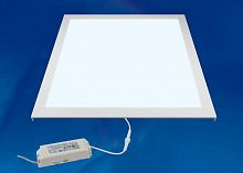 потолочный светодиодный светильник (ul-00004127) uniel ulp-6060 40w/6500k ip54 clip-in white в Бийске