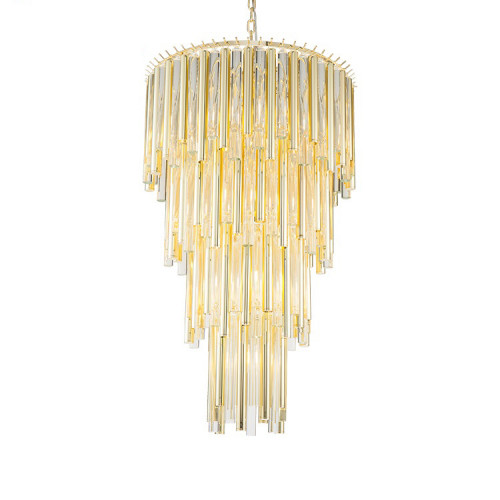 люстра gigi 13 gold от delight collection прозрачная/золото в Бийске