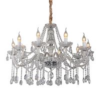 подвесная люстра omnilux ladispoli oml-89003-10 прозрачная в Бийске
