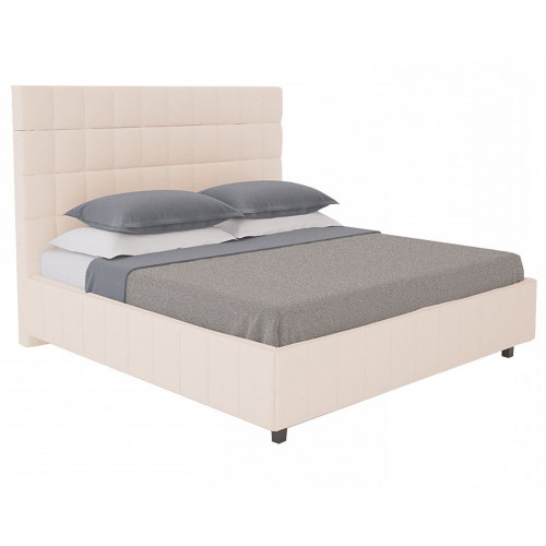 кровать двуспальная 160х200 светло-бежевая shining modern в Бийске