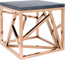 стол журнальный geometric графит, золото коричневый в Бийске