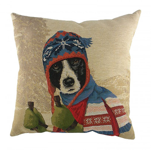 подушка с картинкой ski dogs border collie в Бийске