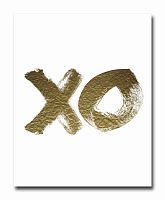 постер xo золотой a4 в Бийске