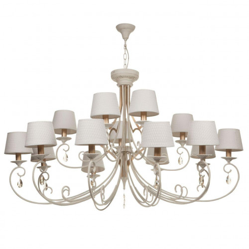 подвесная люстра maytoni enna arm548pl-15wg белая в Бийске