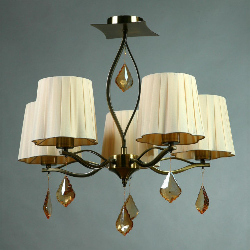 потолочная люстра brizzi bx03203/5 bronze cream в Бийске