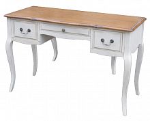 письменный стол mobilier de maison белый, коричневый в Бийске