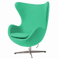кресло egg chair зеленое в Бийске