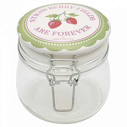 банка стеклянная strawberry pale green в Бийске