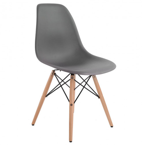 стул деревянный pc-015 серый (eames style) в Бийске