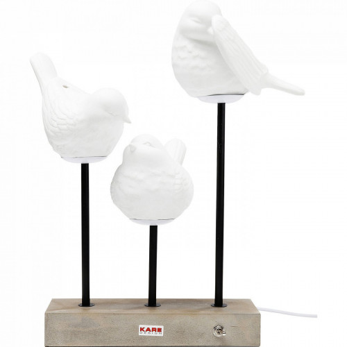 лампа настольная birds белая в Бийске