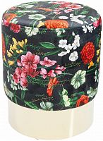 kare design пуф flores, коллекция "флорес" 35*42*35, полиэстер, дсп, сталь, мультиколор в Бийске