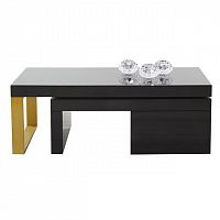 стол журнальный vision black gold чёрный в Бийске