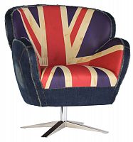 кресло aizek uk flag красное-синее в Бийске