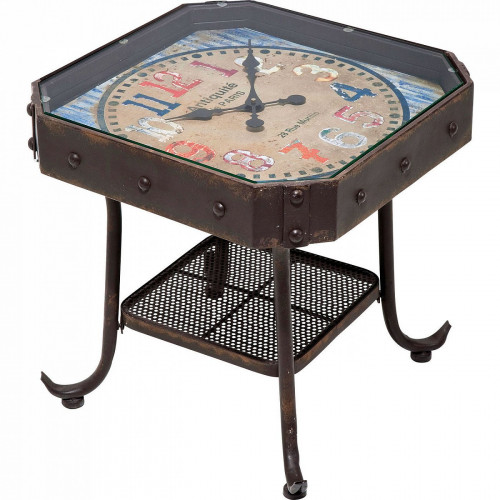 столик приставной antique clock черный в Бийске