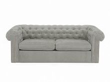 диван chesterfield прямой серый с механизмом седафлекс в Бийске