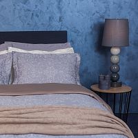 комплект постельного белья decoflux сатин 1.5 спальный versaille grey в Бийске