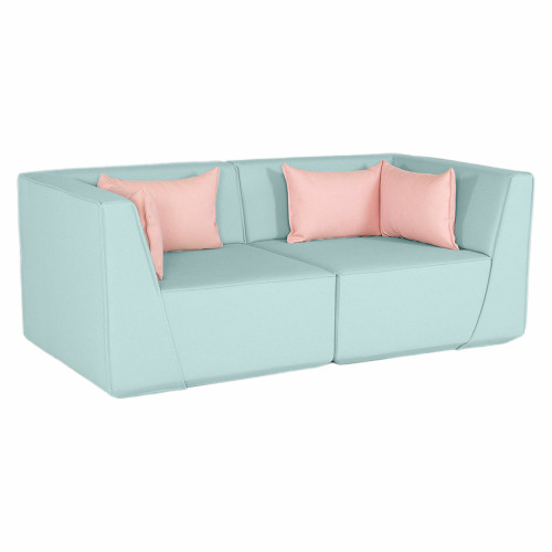 диван cubit sofa прямой голубой в Бийске