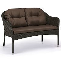 плетеный диван коричневый brown в Бийске