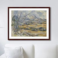 картина: montagne sainte-victoire, 1890г. в Бийске