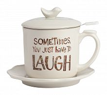 чайный набор sometimes you just have to laugh в Бийске