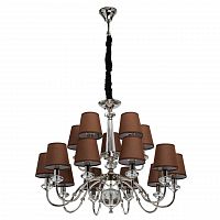 подвесная люстра mw-light софия 7 355013715 коричневая в Бийске
