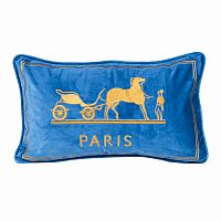 декоративная подушка old paris голубой в Бийске